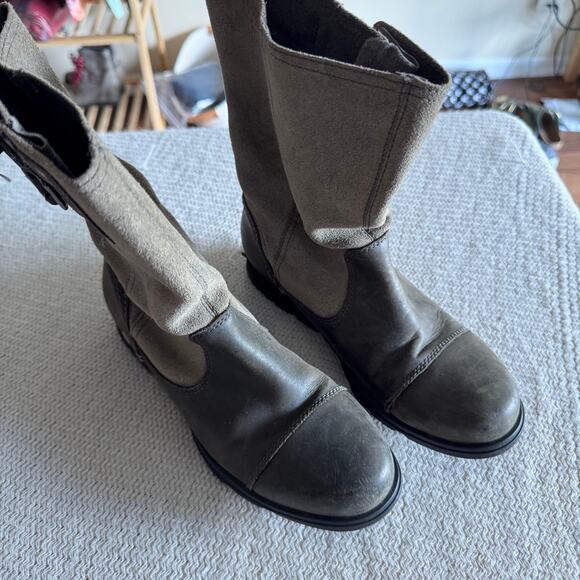 Sorel Tan Brown Major Pull On Mid Calf Boot - Size 7 - Picture 1 of 9